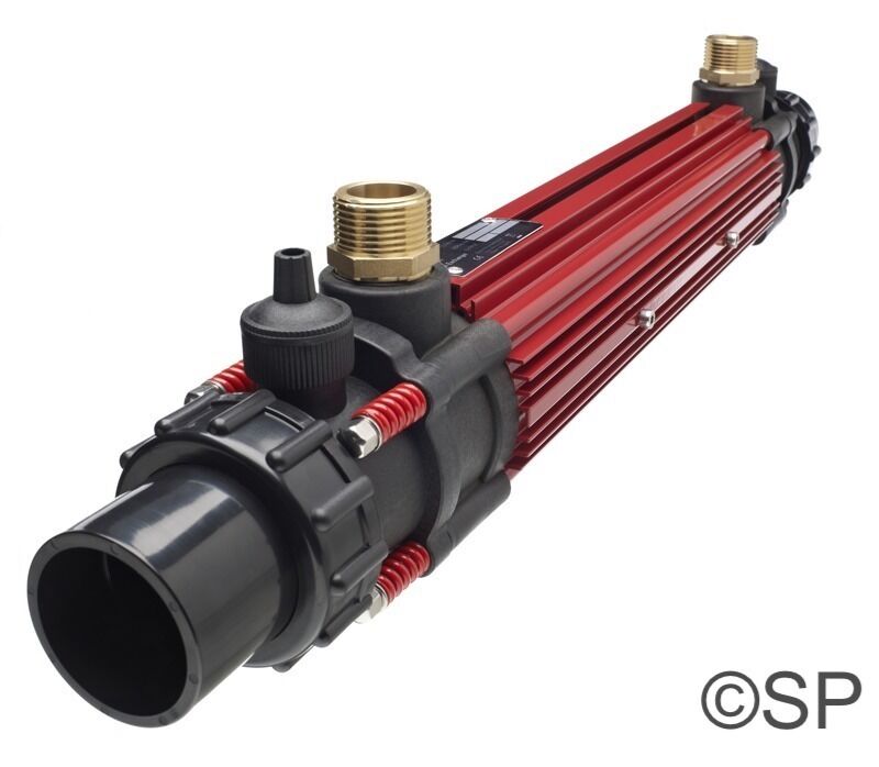 Elecro G2 Titanium heat exchanger for swimming pools, spas, marine and