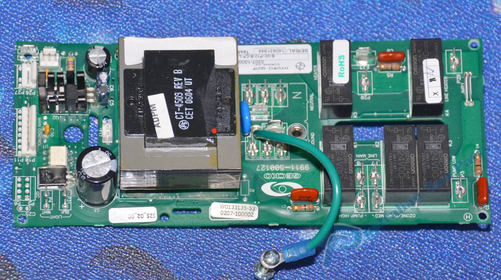 Hydroquip cs7500A PCB circuit board - Hydroquip / Pentair