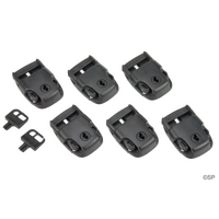 Spa Cover Lock set - 6 Pack - Black