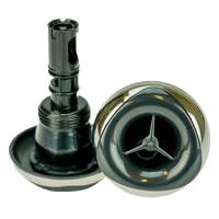 Rising Dragon 2.5" Alpha Series Spinning Jet - Threaded - Graphite Grey/SS