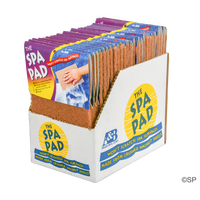 Spa Pad - crushed walnut spa cleaner pad - 25 unit display pack