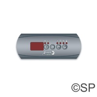 Aeware in.k200 1OP Topside Panel Touchpad Overlay Decal - 4 Button - No Blower/Pump 2