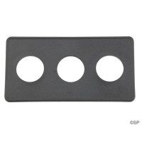 Air button topside plate - 3 way