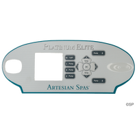 Artesian Spas Aeware In.K663 5 pump overlay decal