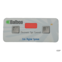 Balboa Lite Digital touchpad overlay decal