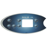 Balboa VL702S Oval 7 button 2 pump touchpad overlay decal