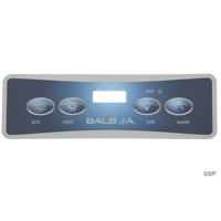 Balboa VL401 touchpad overlay decal - no blower 4 button