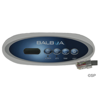 Balboa VL200 4 Button Mini Oval Topside Panel - LCD