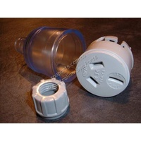 Clipsal 3 Pin Cord Extension Socket - 15A