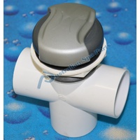 CMP 2"  Diverter Valve - Wave Top - Grahite Grey / Silver