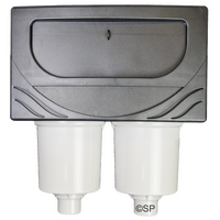 CMP Front Access Double Skimmer Filter Assembly - less cartridges