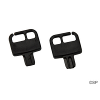 Cover Lock Key - Pair - Black