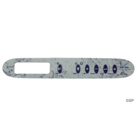 Dimension One Spas Gecko K-24 1 pump 6 button Touchpad Panel Overlay Decal