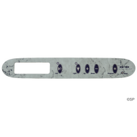 Dimension One Spas Gecko K-25 1 pump 5 button Touchpad Panel Overlay Decal