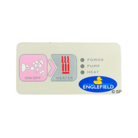 Davey XS series spa bath touchpad Decal only