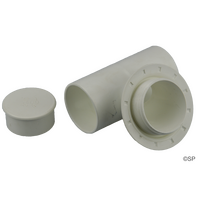 Edgetec Spa Bath Suction Tee Body 1.5"/40mm with End Cap