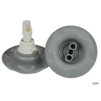 Edgetec Excess 100mm Spa Pool Jet Barrel - Twin Spin - Grey