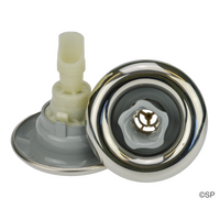 Edgetec Excess 84mm Spa Pool Jet Barrel - Twirl Directional - Stainless Steel