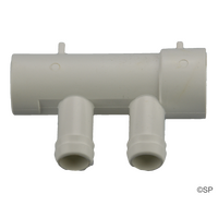 Edgetec 2 port 19mm Barb manifold 25mm S x 25mm Spg