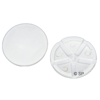 Edgetec Spa Bath Air Injector Cap & Check Valve - STARK WHITE