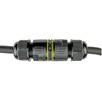 Weatherproof inline 24A rated 3 core Single Speed Jet Pump cable connector