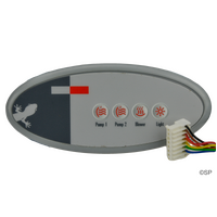 Gecko / Spa Builders K-3 Remote Panel - 4 button