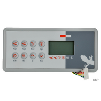 Gecko / Spa Builders TSC-8 / K-8 Panel - 8 button, 2 Pump