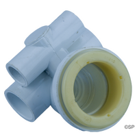 GG Industries Trans Adjustable Spa Bath Jet Body 1/2"S Air x 1"S Water with 2 x 3/8"Barb Adaptors