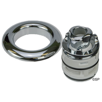 GG Industries Trans Adjustable Tri-grip Spa Bath Jet Directional - Chrome - with escutcheon