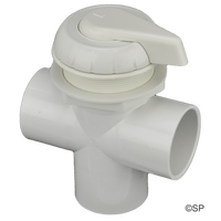 Hydroair Hydrowflow 2" / 50mm 3 Port Diverter Valve - White