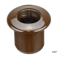 Hydroair Hot Tub Spa Wall Fitting with extended thread - Brown