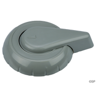 Hydroair 2" Diverter Valve Handle & Cap Kit - Notched Style - Grey