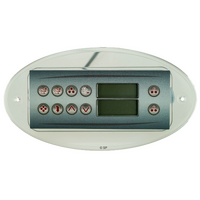 Hydroquip / Pentair Maax Spa, Southwest Spa & Sierra Spa HT-2 Oval (to replace crescent) Touchpad