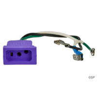 Mini J&J Hydroquip Air Blower Violet Receptacle Socket - Hydroquip controls only