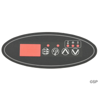 Hydroquip ECO-1 4 Button Overlay Decal