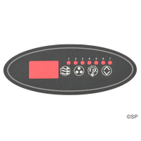 Hydroquip ECO-2 4 Button Overlay Decal