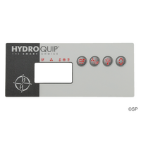 Hydroquip ECO-8 4 Button Rectangler Topside Panel Touchpad Overlay Decal