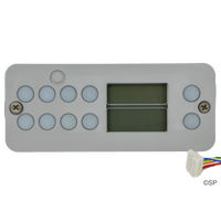 Hydroquip Pentair HT-2 K-5 Panel - 8/10 button with NO outer lip - to suit shaped placard