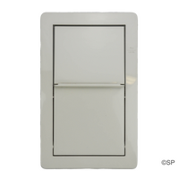 Jacuzzi Whirlpool JWB Front Load Skimmer Filter Frame Face Plate Weir Assembly - Silver Grey
