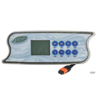 LA Spas Topside Panel Touchpad K-72 AE 8 Button