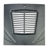 LVJ Single Skimmer Fascia Grill - Black
