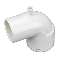 40mm / 1.5" Street Elbow with ⅜" barb take off
