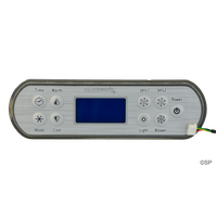 Spa-Tech Touchpad - 9 button - 2 pump - Suits BlackCIII box AND Grey CII box