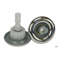 Pentair Luxury Cyclone Adjustable Roto Swirl Jet Barrel with Stainless Steel Escutcheon