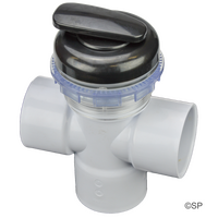 Rising Dragon 2" Diverter Valve - Oasis Spas - Black