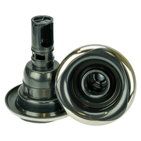 Rising Dragon 5" Whirlpool Jet - Alpha Series - Graphite Grey/SS - Threaded