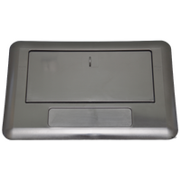 SP Wide Mouth Weir Door/Frame Assembly - Charcoal
