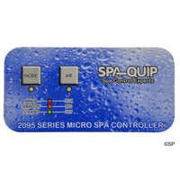 Spaquip 2 way touchpad overlay decal