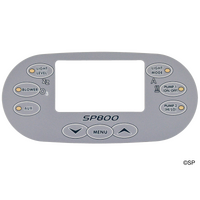 Spaquip Spa Power 800 Touchpad Overlay Decal - Racetrack Oval