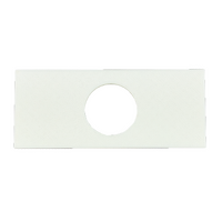 Touchpad Adapter Plate - Bath - White